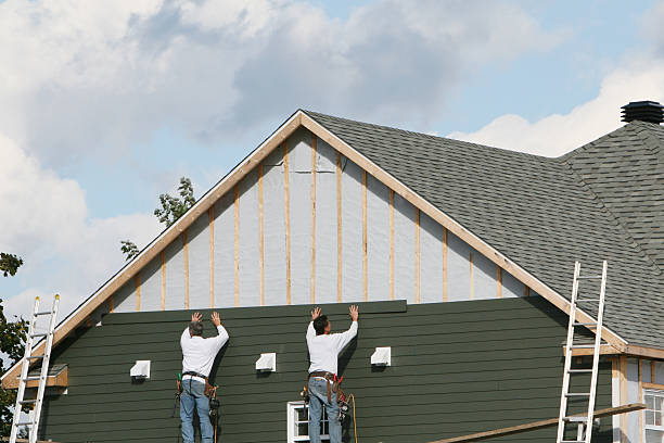 Professional Siding Installation technician working in Imler, PA